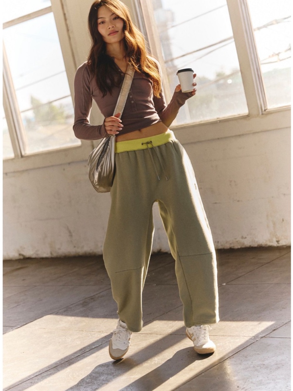 Free People You Wish sweat pant size small - Picture 2 of 10